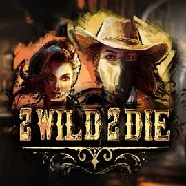 Slots logo of 2 Wild 2 Die from Hacksaw Gaming at Scooore Casino