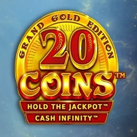 Official Slots logo: 20 Coins Grand Gold Edition by Wazdan at Scooore Casino