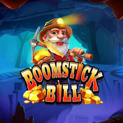 Boomstick Bill slot logo by High Limit Studio at Scooore Casino