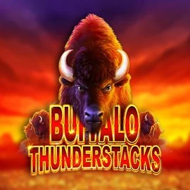 Buffalo Thunderstacks logo – Slots by Amatic Industries at Scooore Casino