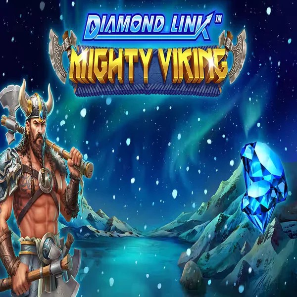 Diamond Link Mighty Viking slot icon by Greentube, available at Scooore Casino