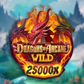 Dragons of Arcane Wild logo by Foxium Scooore Casino