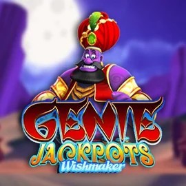 Genie Jackpots Wishmaker logo by Blueprint Gaming Scooore Casino