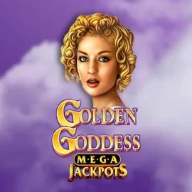 Golden Goddess Megajackpots online game logo by IGT on scooorecasino-be.com