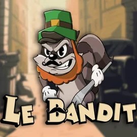 Official Slots logo: Le Bandit by Hacksaw Gaming at Scooore Casino