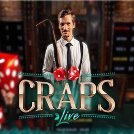 Live Craps game by Evolution – logo hosted on Scooore Casino