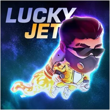 Lucky Jet slot logo by 1win Games at Scooore Casino