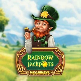 Official Jackpots logo: Rainbow Jackpots Megaways by Red Tiger Gaming at Scooore Casino