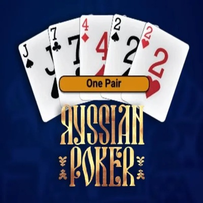 Russian Poker game by OneTouch Games – logo hosted on Scooore Casino