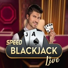 Speed Blackjack online game logo by Pragmatic Play on scooorecasino-be.com