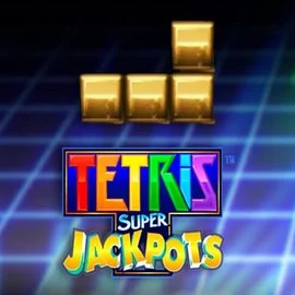 Tetris Super Jackpots online game logo by WMS on scooorecasino-be.com