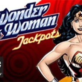 Official Jackpots logo: Wonder Woman Jackpots by Amaya at Scooore Casino